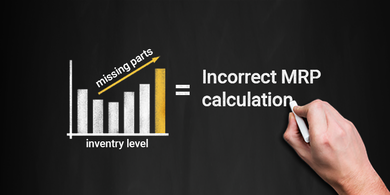 Incorrect MRP Calculations Can Cause Both High Inventory and Frequent Missing Parts