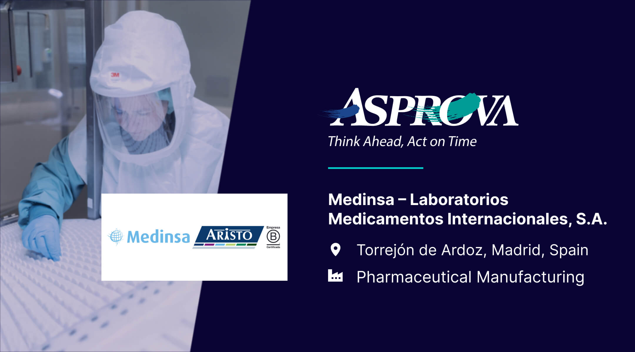 Study Medinsa—Production Scheduling with Asprova APS