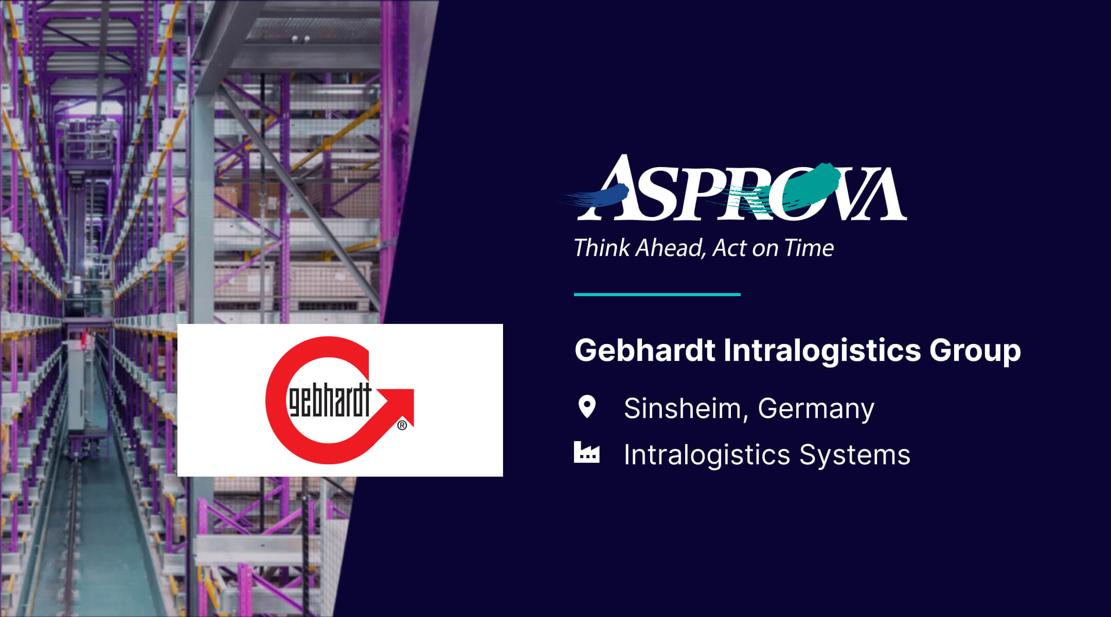 Case Study Gebhardt—Production Scheduling with Asprova APS